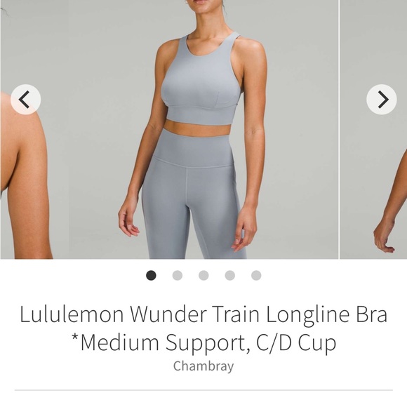 Lululemon wunder train  Longline Bra - Picture 1 of 4